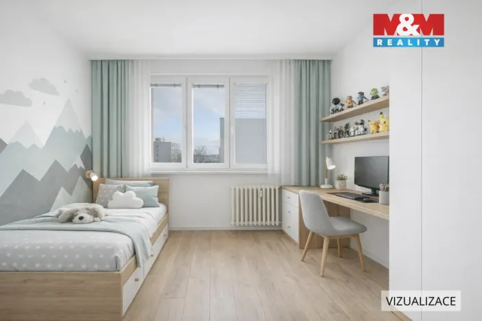 Prodej bytu 4+1, Kladno - Kročehlavy, Dánská, 70 m2