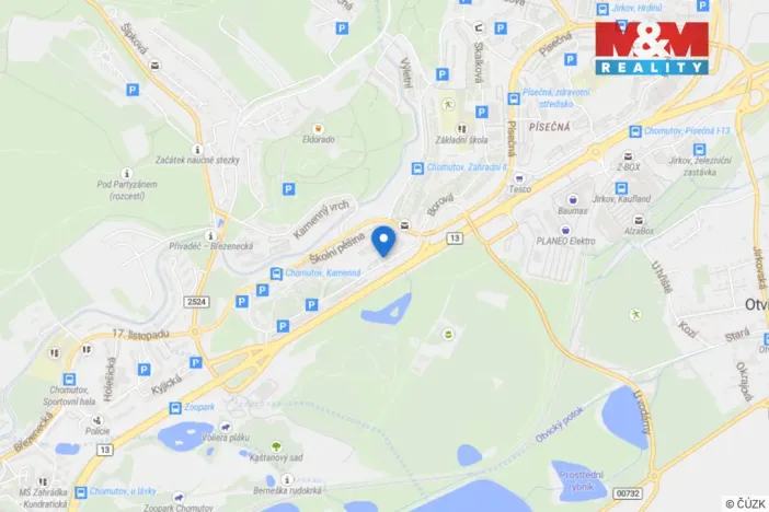 Pronájem bytu 4+1, Chomutov, Kamenná, 76 m2