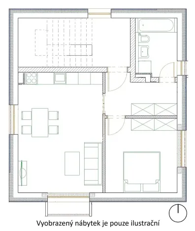 Pronájem bytu 2+kk, Říčany, Přemyslova, 52 m2