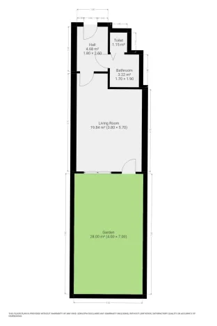 Pronájem bytu 1+kk, Praha - Hloubětín, Poděbradská, 32 m2