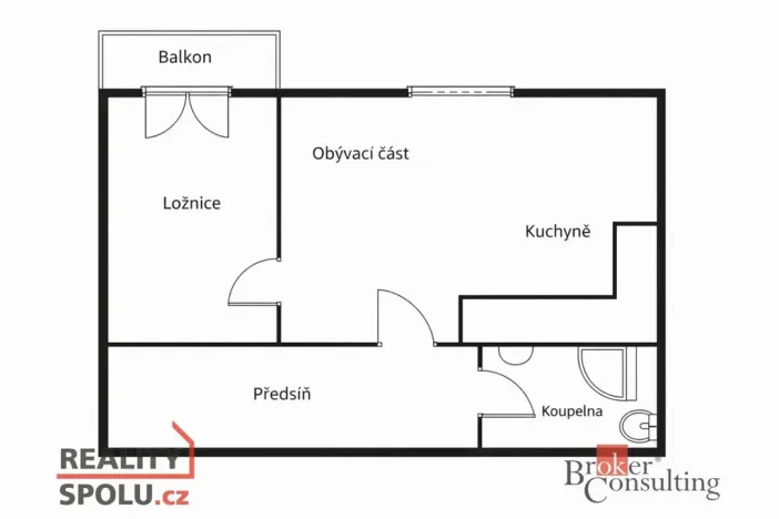 Prodej bytu 1+1, Plzeň - Skvrňany, Malesická, 43 m2