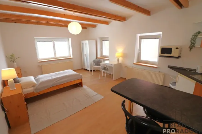 Pronájem bytu 1+kk, Brno, Pražská, 33 m2