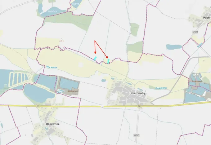 Prodej pole, Kratonohy, 28586 m2