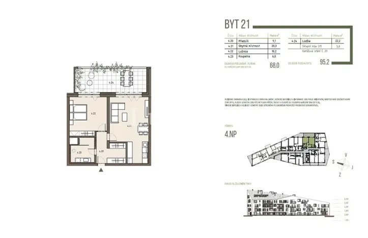 Prodej bytu 2+kk, Železná Ruda, 62 m2
