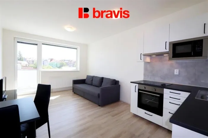 Pronájem bytu 1+kk, Brno, Rumiště, 31 m2