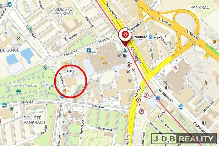 Pronájem kanceláře, Praha - Nusle, Pujmanové, 20 m2