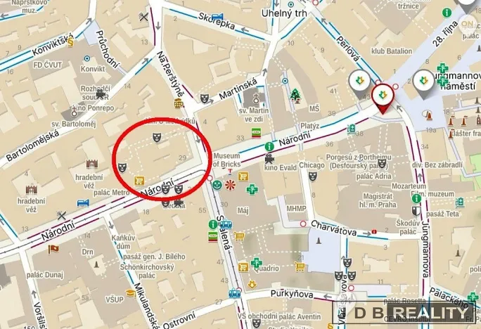 Pronájem kanceláře, Praha - Staré Město, Na Perštýně, 15 m2