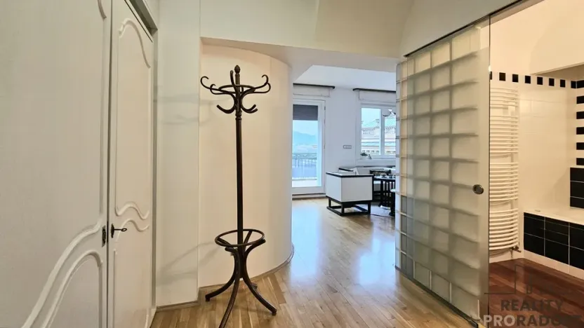 Pronájem bytu 2+kk, Praha, Masarykovo nábřeží, 51 m2