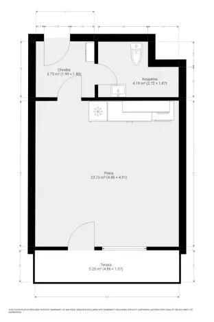 Pronájem bytu 1+kk, Brno - Horní Heršpice, Jižní, 33 m2