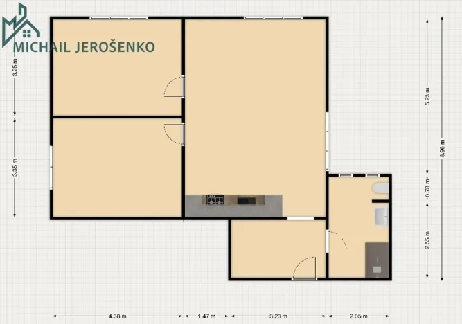 Prodej bytu 3+kk, Nučice, 74 m2