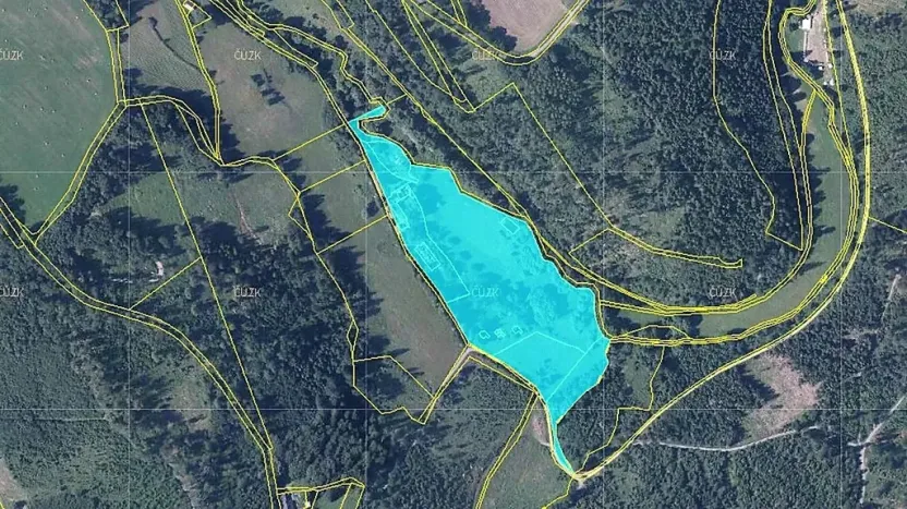 Prodej pozemku pro bydlení, Dvorce, Údolí, 41279 m2