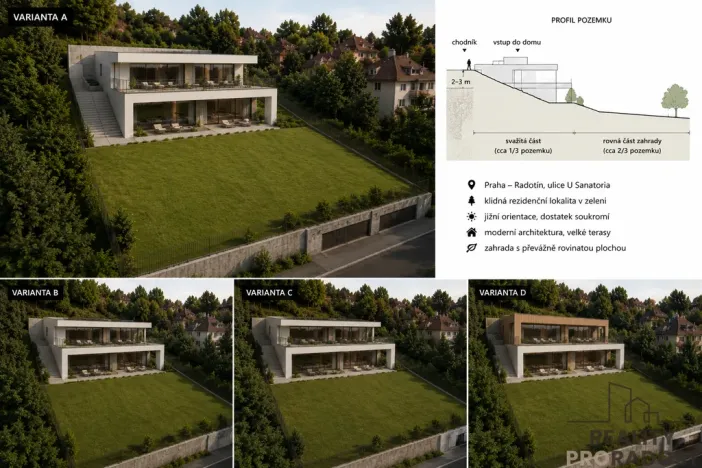Prodej pozemku pro bydlení, Praha - Radotín, 737 m2