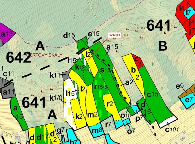 Dražba lesa, Velké Hamry, 5995 m2