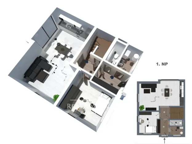 Pronájem rodinného domu, Benešov, Ulrichova, 110 m2