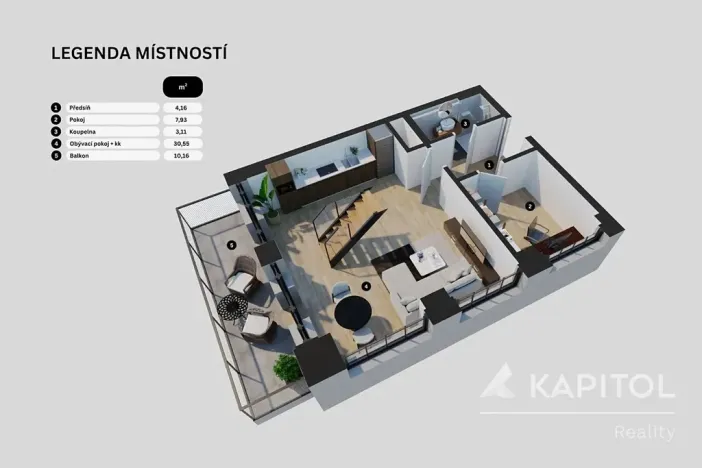 Prodej bytu 3+kk, Praha - Vysočany, Kolbenova, 79 m2