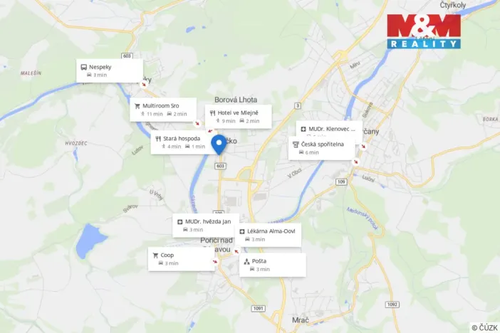 Prodej zahrady, Nespeky, Benešovská, 1005 m2