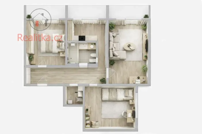 Prodej bytu 3+1, Mělník, Pražská, 73 m2