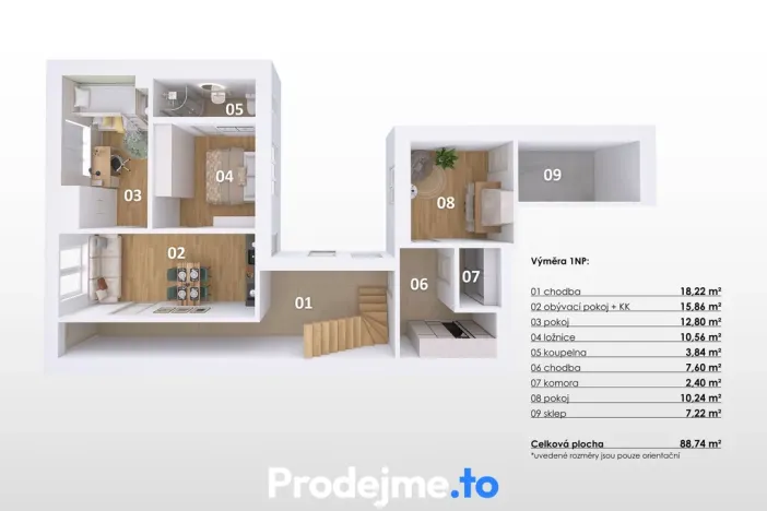 Prodej rodinného domu, Mohelno, 125 m2
