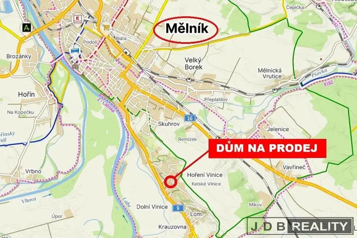 Prodej rodinného domu, Mělník, 136 m2