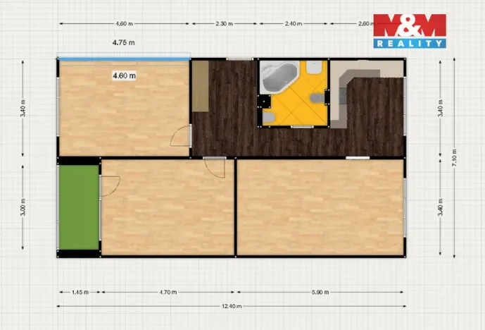 Prodej bytu 3+1, Karlovy Vary - Rybáře, U Koupaliště, 84 m2
