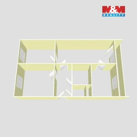 Prodej bytu 3+1, Krupka - Maršov, Dukelských hrdinů, 68 m2