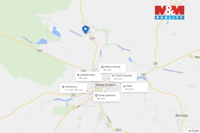 Prodej rodinného domu, Městec Králové - Vinice, 56 m2