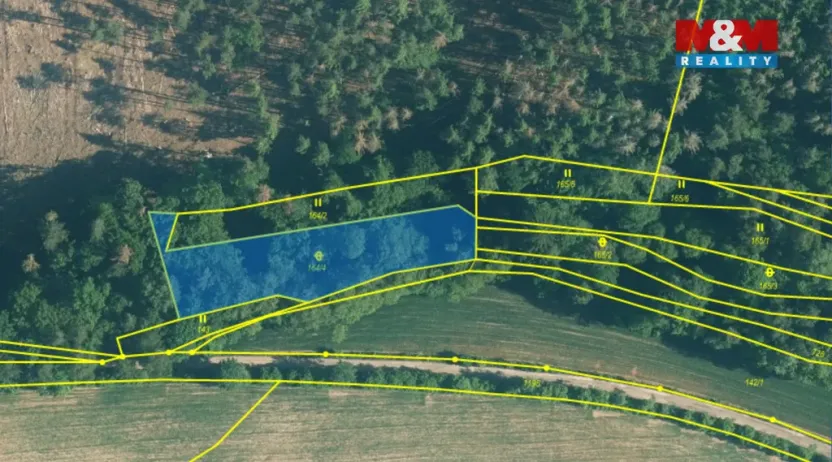 Prodej pozemku, Újezd u Svatého Kříže, 1239 m2