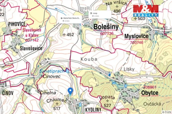 Prodej pozemku pro bydlení, Klatovy - Kydliny, 4431 m2