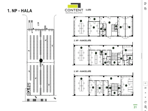 Pronájem výrobních prostor, Zlín, Rybníky V, 2200 m2