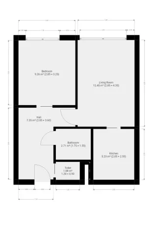 Pronájem bytu 2+1, Praha - Michle, Bítovská, 39 m2