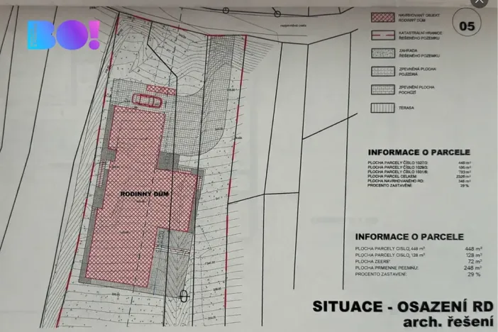 Prodej pozemku pro bydlení, Nebovidy, 2500 m2