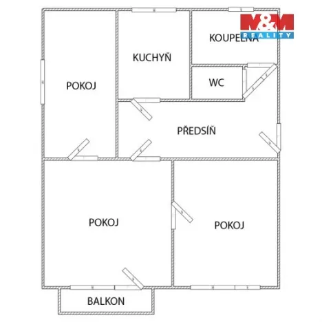 Pronájem bytu 3+1, Frenštát pod Radhoštěm, Školská čtvrť, 73 m2