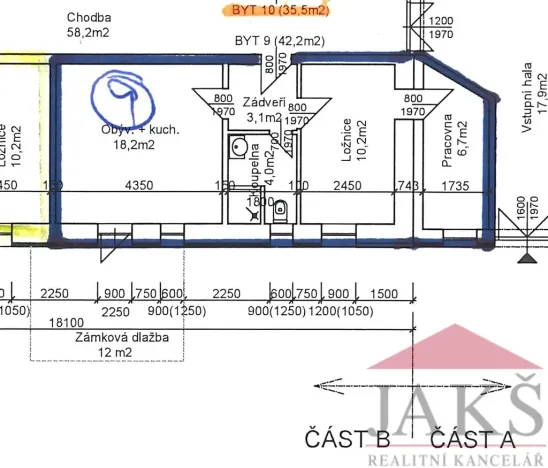Prodej bytu 3+kk, Dlouhá Ves, 42 m2