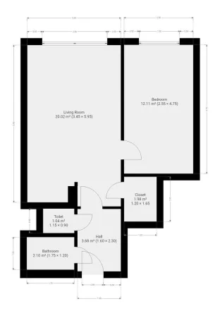 Pronájem bytu 2+kk, Praha - Chodov, Šalounova, 44 m2