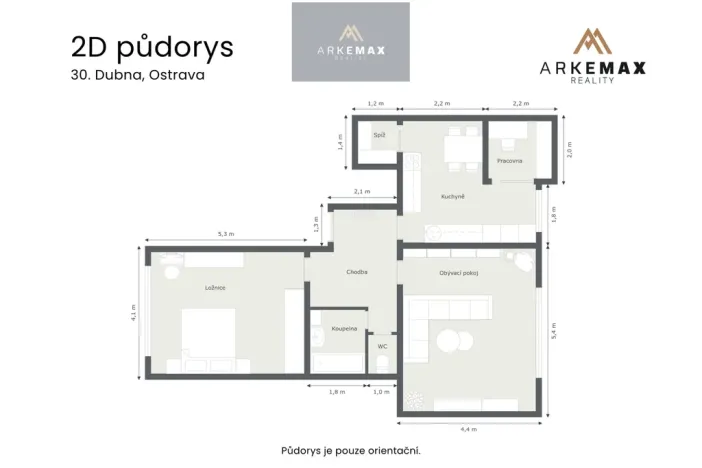 Prodej bytu 3+kk, Ostrava, 30. dubna, 79 m2