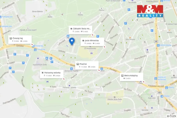 Pronájem bytu 2+kk, Praha - Kobylisy, Chotovická, 43 m2