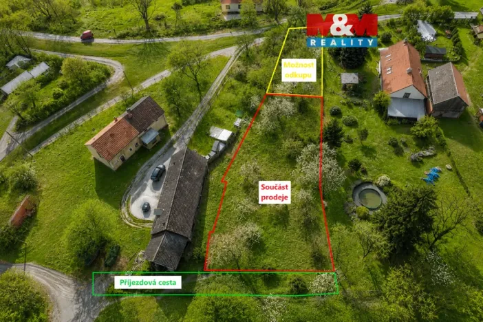 Prodej pozemku pro bydlení, Bezvěrov - Služetín, 817 m2