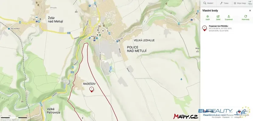 Prodej louky, Police nad Metují, 8999 m2