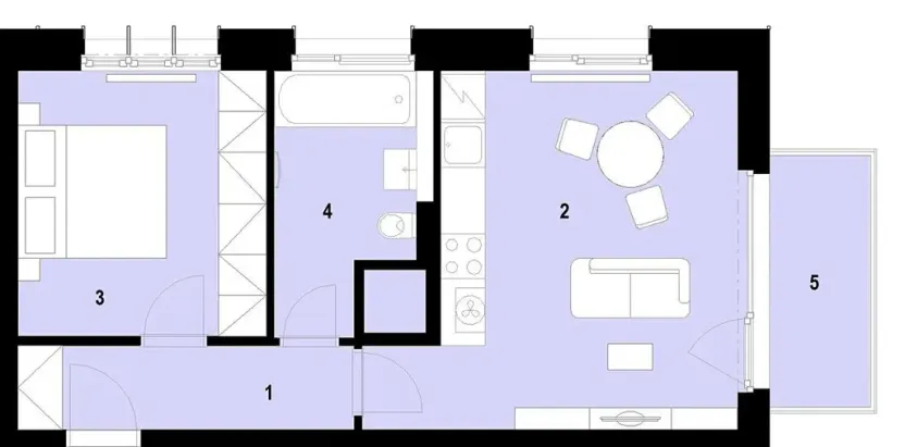 Prodej bytu 2+kk, Brno, Plynárenská, 47 m2