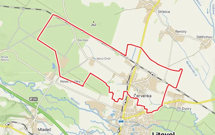 Prodej pole, Červenka, 18408 m2