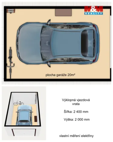 Prodej garáže, Kvasiny, 20 m2