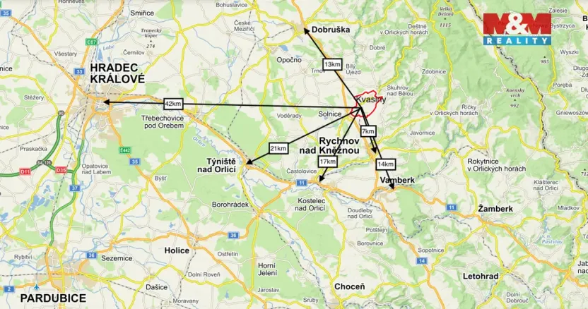 Prodej garáže, Kvasiny, 20 m2