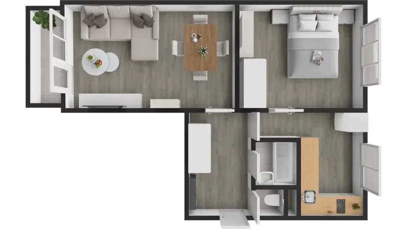 Pronájem bytu 2+1, Praha - Vokovice, Arabská, 54 m2