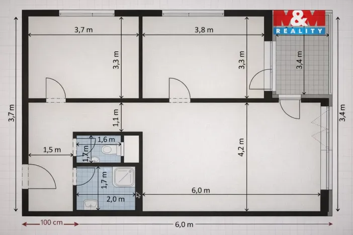 Pronájem bytu 3+kk, Rychnov nad Kněžnou, Javornická, 70 m2