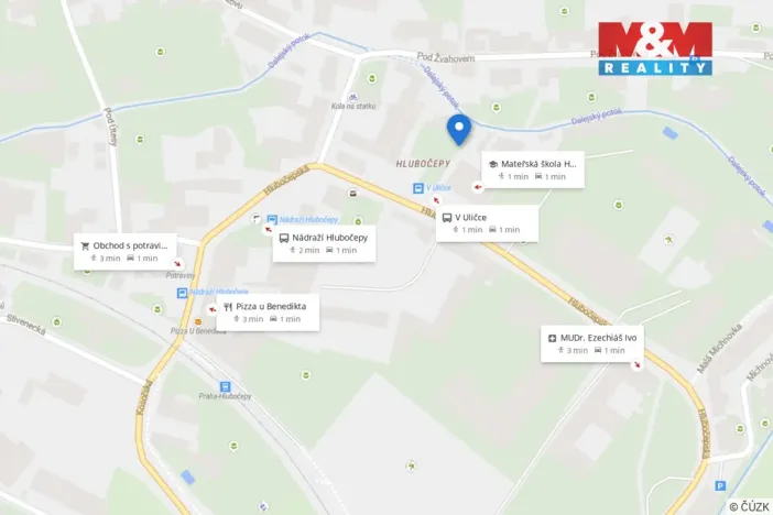 Pronájem bytu 2+1, Praha - Hlubočepy, 44 m2