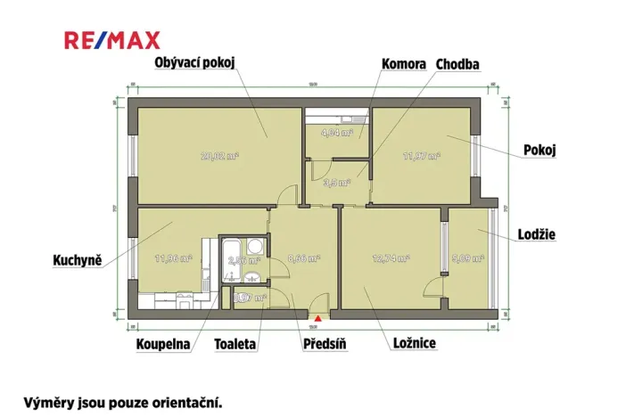 Prodej bytu 3+1, Plzeň, Tachovská, 76 m2