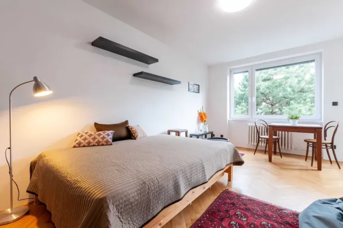 Pronájem bytu 1+1, Praha - Smíchov, K vodojemu, 33 m2