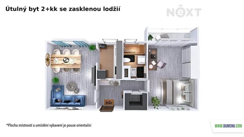 Prodej bytu 2+kk, Šumperk, Čajkovského, 47 m2