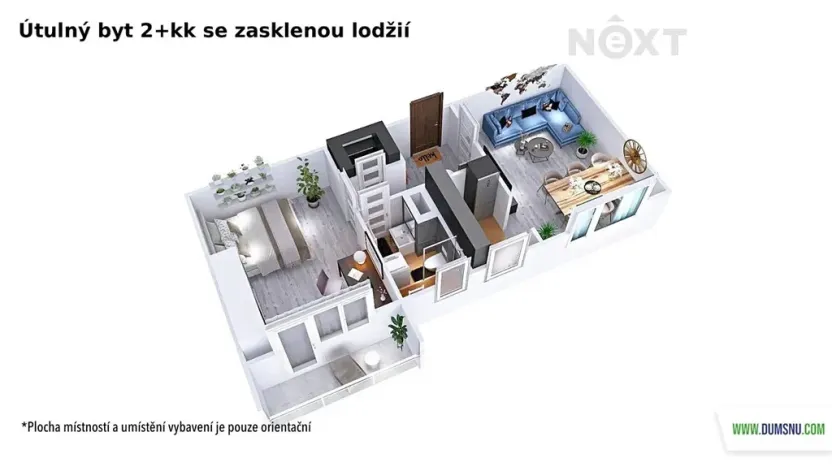 Prodej bytu 2+kk, Šumperk, Čajkovského, 47 m2