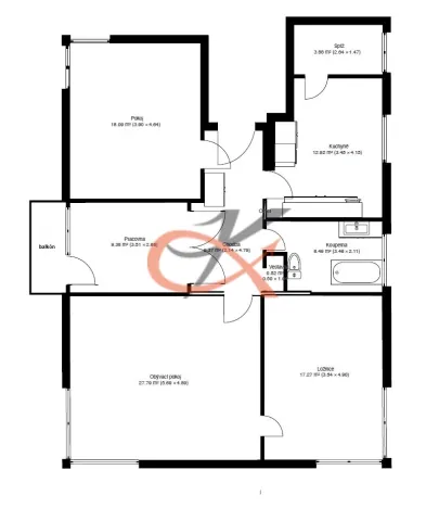Pronájem bytu 4+1, Ostrava, Vítězná, 102 m2